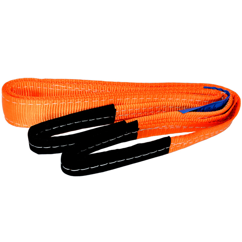川普厂直销2吨定制1米-米扁平行车吊带工业扣吊装带重吊带
