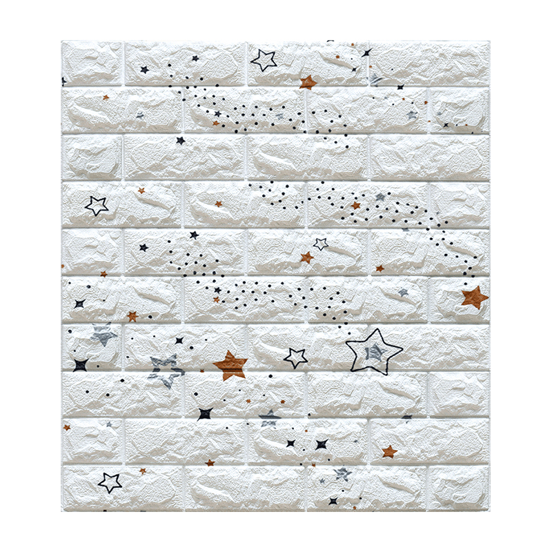 自粘d立体泡沫墙贴卡通卧室温馨墙纸儿童房装饰软包防撞防水贴纸