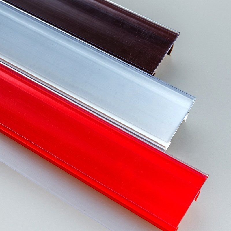 安辰货架专用标签条超市货架价格条外卡式档栏标价条塑料条卡条