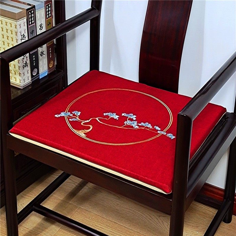 红木沙发坐垫新红木椅子坐垫刺绣实木家具太师椅权宜官帽椅垫,居家布艺,椅垫,淘宝优惠券,粉丝福利购,淘宝优惠卷