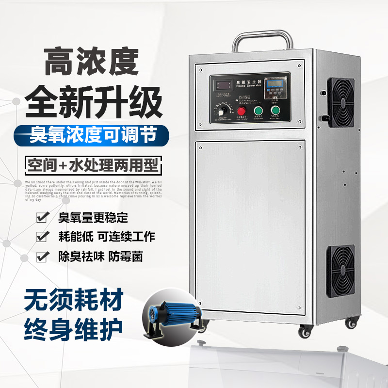 50克60g臭氧水发生器鱼池泳池臭氧机污水处理水产养殖食品车间厂