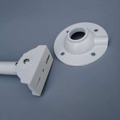 监控U型伸缩支架 摄像护罩支架铝合金吊装室内外万向鸭嘴伸缩架