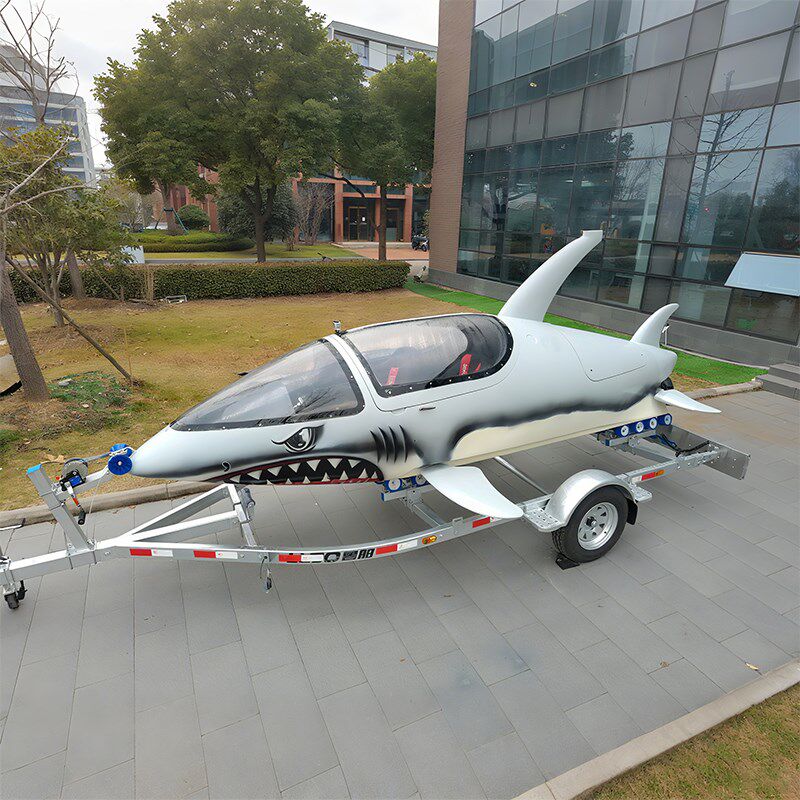 玻璃钢鲨鱼艇仿真高速虎鲸型快艇豪华鲨鱼潜水游艇鲨鱼型潜艇定做