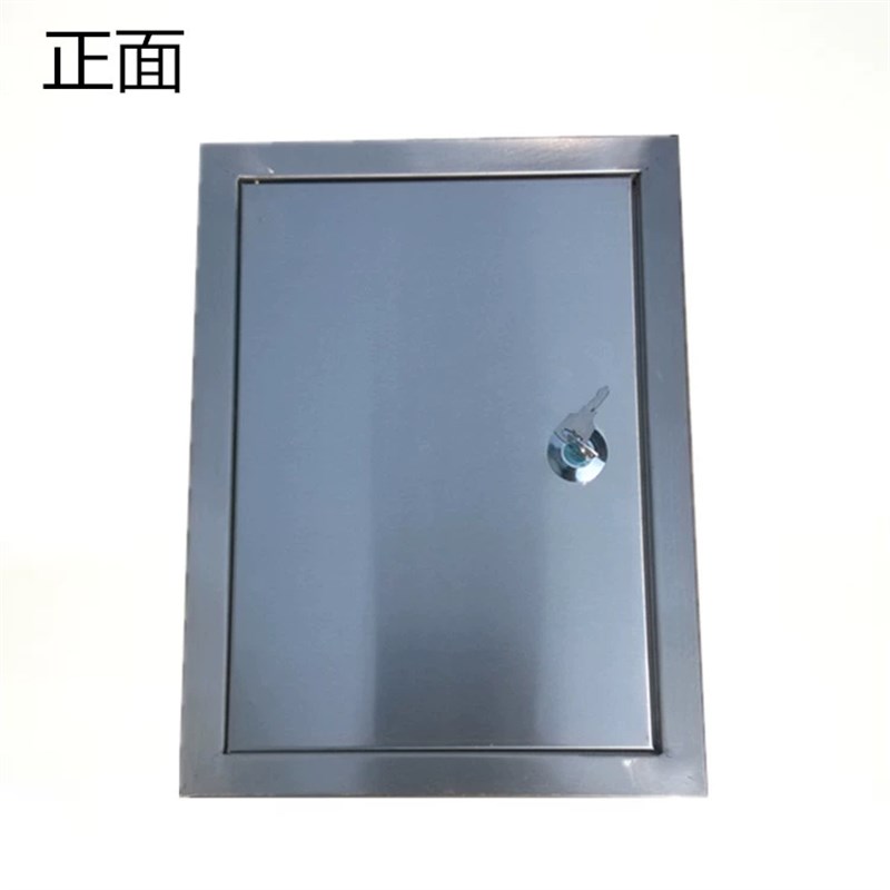304不锈钢落井门暗装箱家用室内配电箱嵌墙安装箱水表箱
