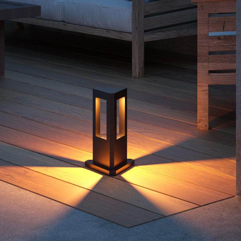 户外铝材防水LED现代简约草地灯三角形草坪灯花园别墅小区照明灯,家装灯饰光源,草坪灯,淘宝优惠券,粉丝福利购,淘宝优惠卷