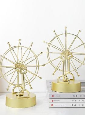 金摩天轮磁力永动仪办公客厅电视柜桌面摆件情侣节日学生毕业礼物