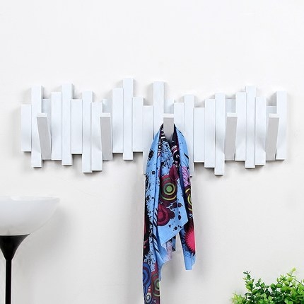 umbr木桩造型多组挂钩衣帽挂钩欧式墙壁挂钩卧室装饰门后挂衣架