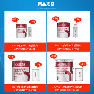 凯德龙丙烯酸油漆金属漆丙烯酸漆防腐漆防锈漆械设备漆漆
