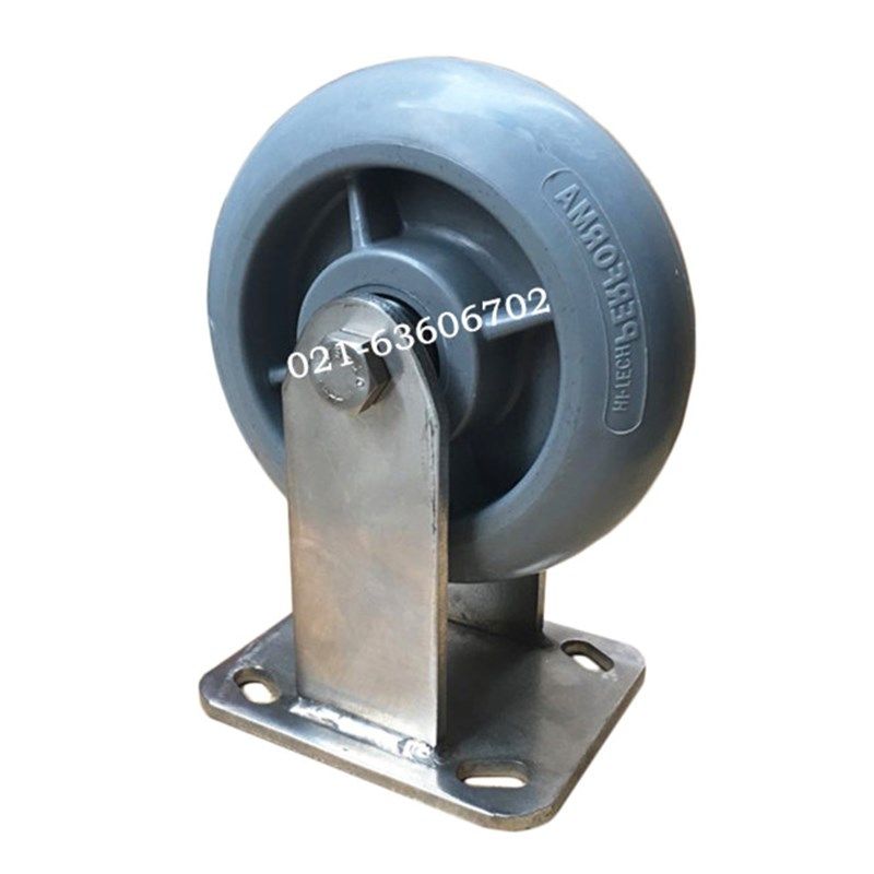 重型.人造胶静.耐磨平板定向轮.工业脚轮.轮子