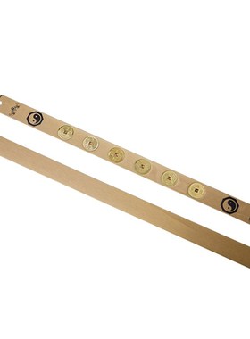 古玄空 黄铜六帝尺六帝铜钱尺子 家居摆件家居工艺品 装饰品