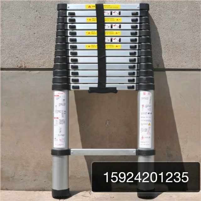 加厚伸缩梯子7米铝合金工程折叠便携一字升降收缩竹节装宽带专用