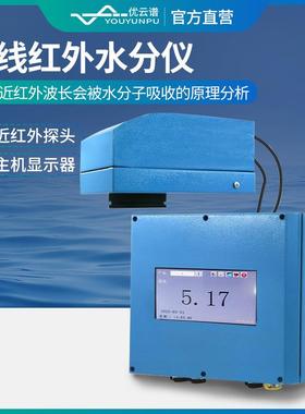 在线红外水分仪烟草无纺布红外水分测定仪在线式快速水分测定仪