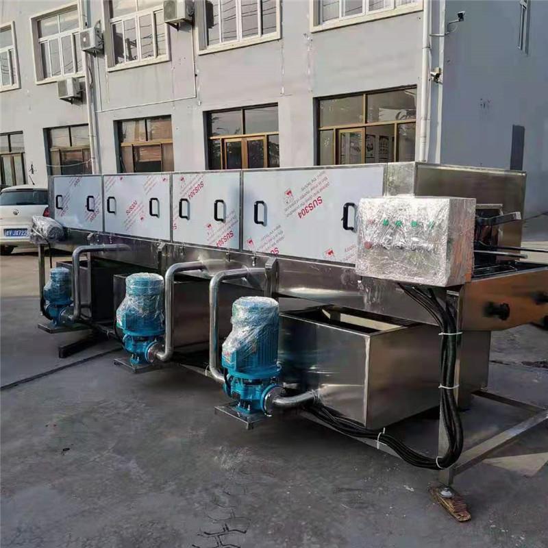 厂家水果配送箱清洗机商用PP塑料箱洗箱机高温高压洗筐机