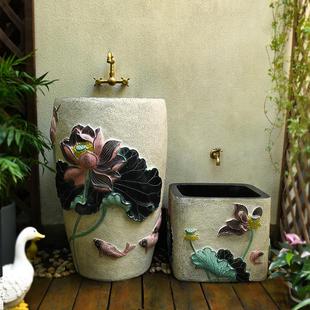 家用拖把池户外拖帕池庭院花园水池子洗手阳台拖布池水槽院子水池