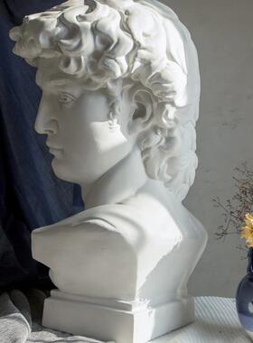 大卫石膏像装饰摆件婚庆婚礼文创墙摄影道具素描写生头像画室装饰