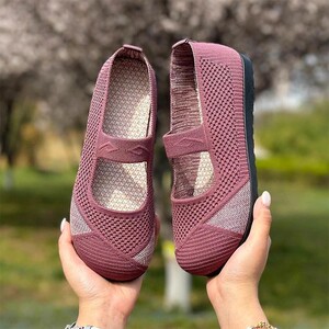 福到家女装店2夏季老北京布鞋女网鞋软一脚蹬妈妈鞋浅口鞋子女鞋