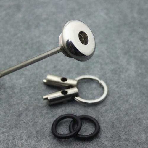 升仕310R幽灵ZONTES250改装防盗机油尺310V/310T防撬不锈钢机油盖