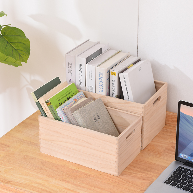 收纳箱木b箱储物箱组合大号杂物柜子整理箱木质书箱子储物盒木箱