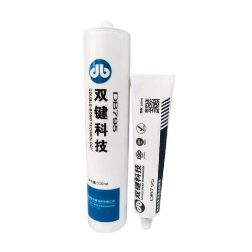 食品硅胶胶水胶半流淌粘接密封 耐DB795 高温环保型 DB7级95软胶