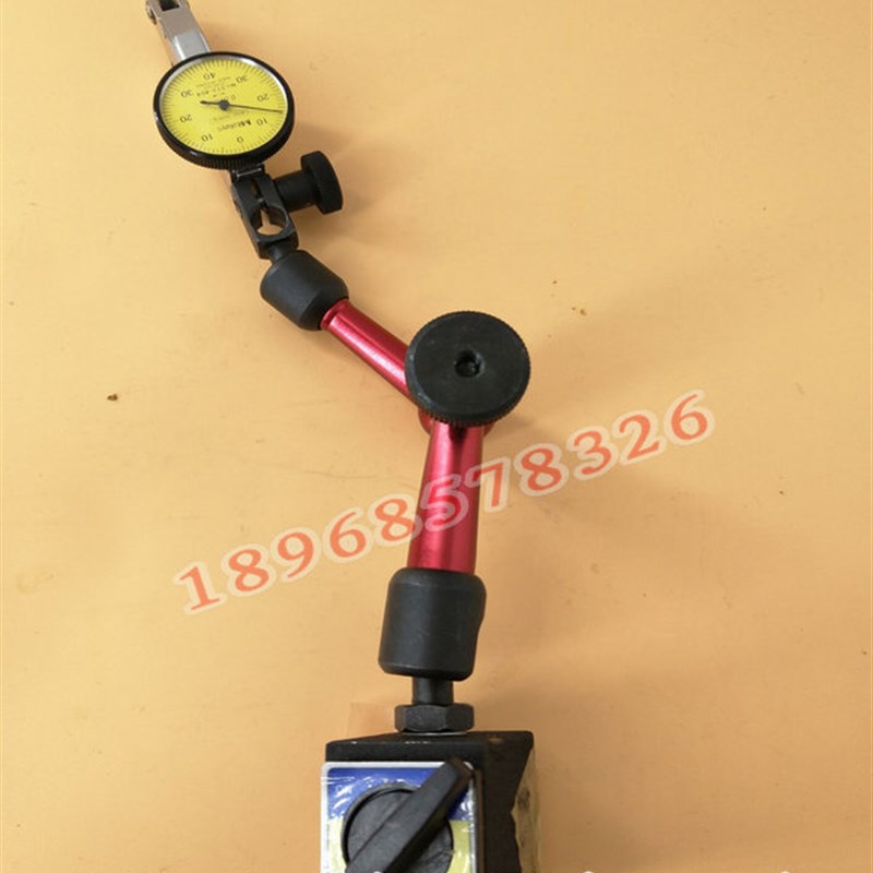 小表座磁性杠杆百分表座较表万象表座小表坐万向微调磁力表座