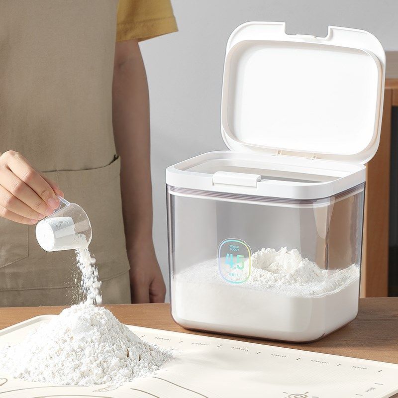 LI面粉储存罐密封防潮家用米桶按压盖面桶面粉储存桶食品级,厨房/烹饪用具,米桶/米缸,淘宝优惠券,粉丝福利购,淘宝优惠卷