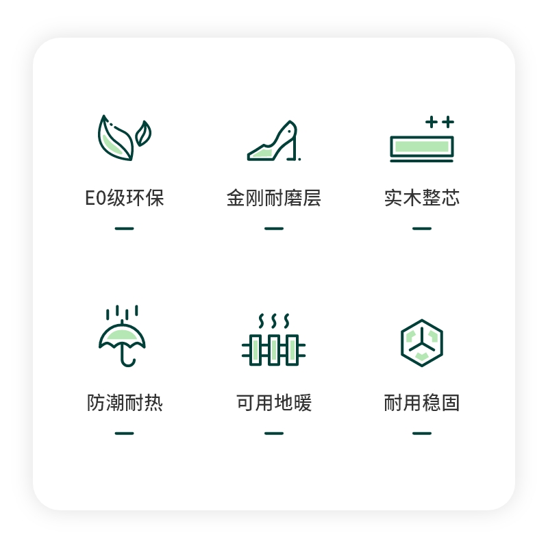 新三层实木复合地板多层15mm厚整芯家用环保耐磨地暖木地板E0