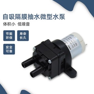 工业用水泵超微小型循环抽水吸水饮用纯净水隔膜自吸水泵