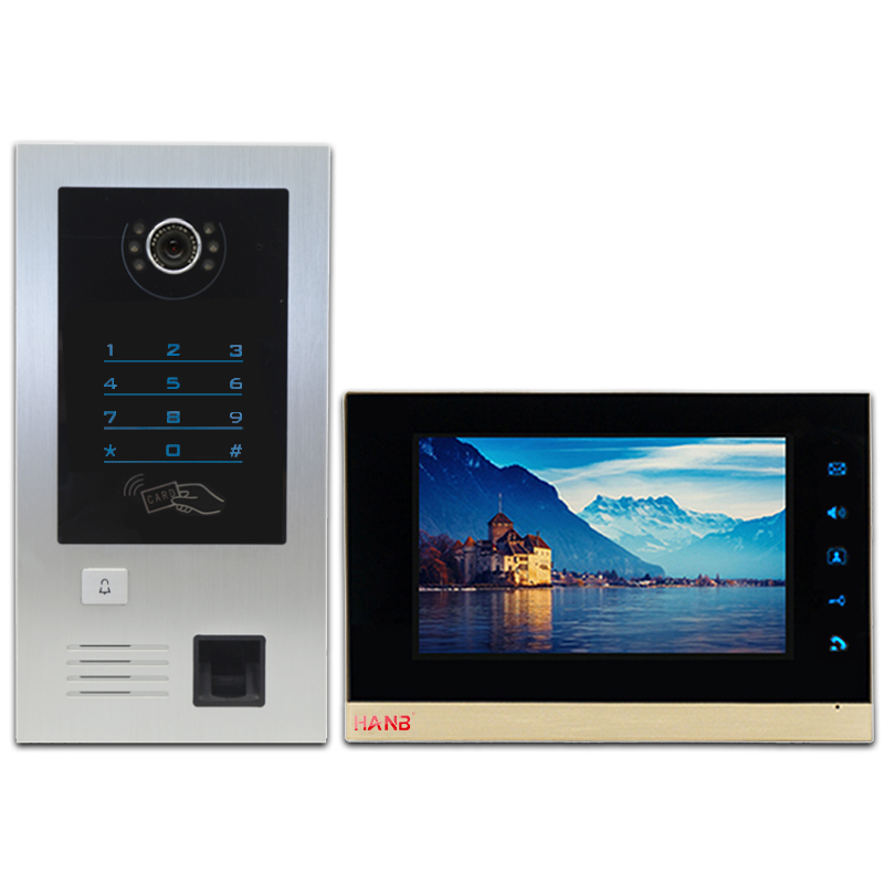 可视对讲门禁门铃可视家用视频监控锁智能别墅楼宇对讲门禁系统