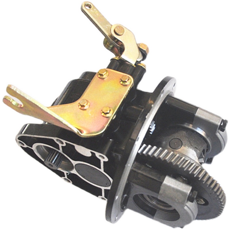 电动三轮车水电池大功率一体差速器5孔18齿6齿半轴变档牙包齿轮包