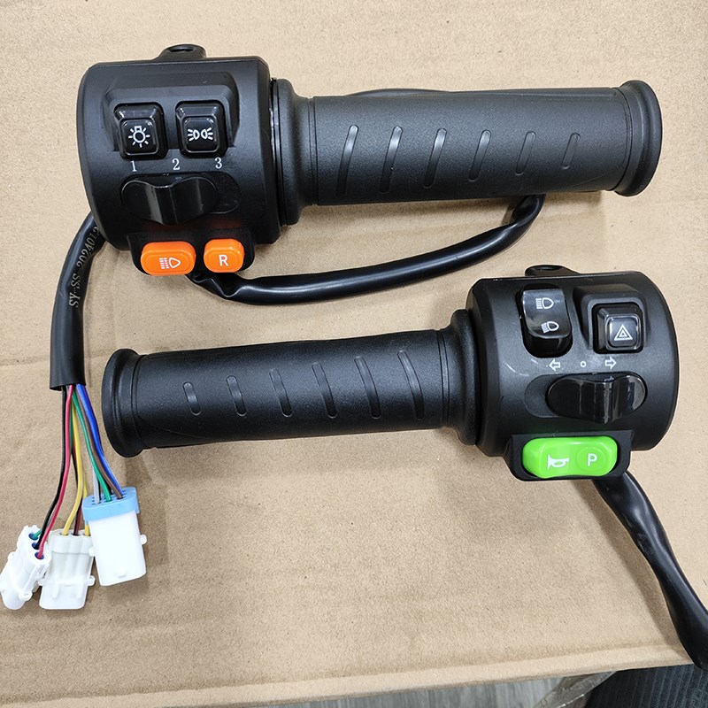 深远竞速ub电动车手把座喇叭转把深远GT1运动版手把按钮R档开关