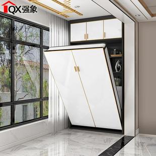 807 轻奢阳台隐形床储物柜一体壁床翻板折叠床家用多功能小户型CH