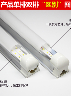 TLED一体化灯管带关线日光灯管支架灯T阅读宿舍酷毙灯W