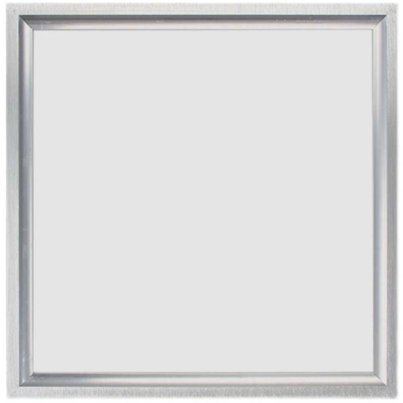 集成吊顶LED灯xx铝扣板嵌入式矿棉板超薄卡簧银白框平板灯