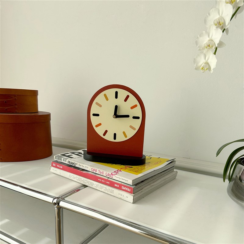 设计款in现代座钟家居装饰客厅玄关房间办公桌面超静音