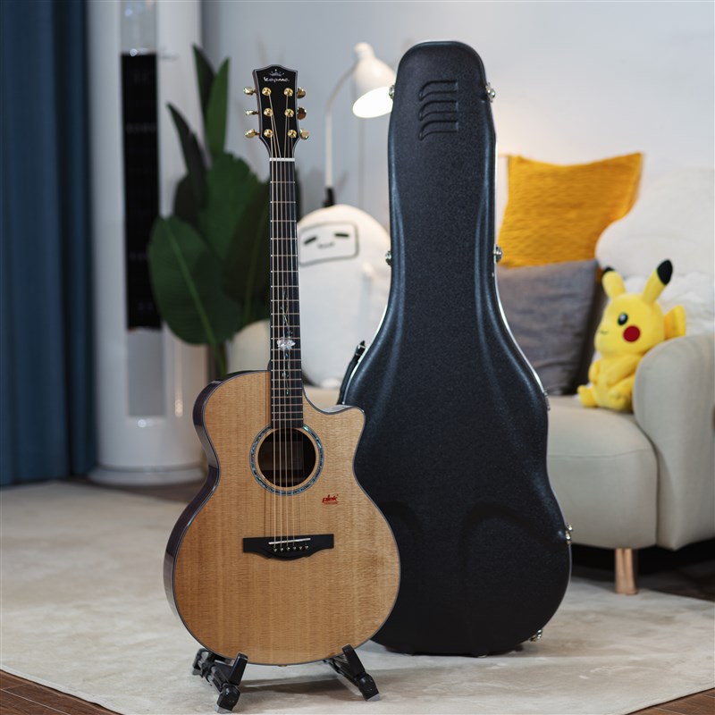 kepm卡马卡玛G玫瑰木面单民谣吉他指弹唱单板寸电箱