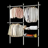 顶天立地衣架落地衣帽架卧室挂衣架现代