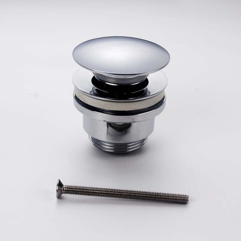 欧标专用脸盆下水器按压弹跳式 适用 杜拉唯特维宝  乐家面盆