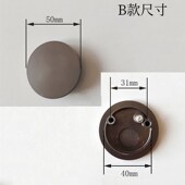 嵌入式 指纹锁护盖 智能锁锁盖锁护锁器球形把手嵌入式