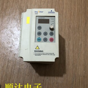 0.4KW 220V現(xiàn)貨保證質(zhì)量實物 2S0004G 艾默生拆機(jī)變頻器TD900