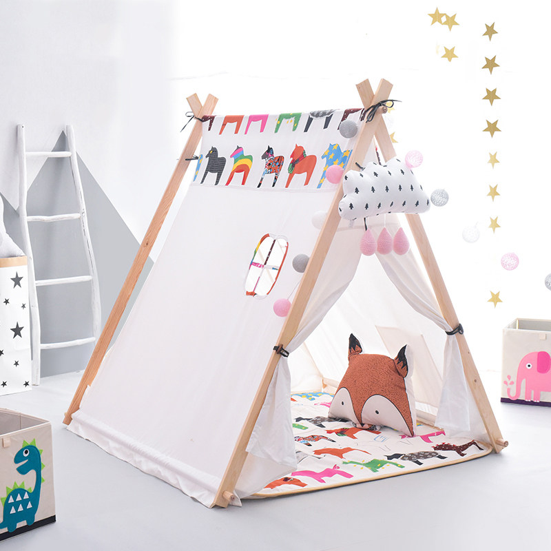 儿童帐篷室内超大游戏屋女孩公房过家家儿童房宝宝读书角装饰