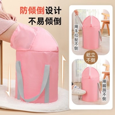 可折叠泡脚桶加高加深过膝桶家用泡脚袋加热恒温熏蒸桶按摩足浴盆