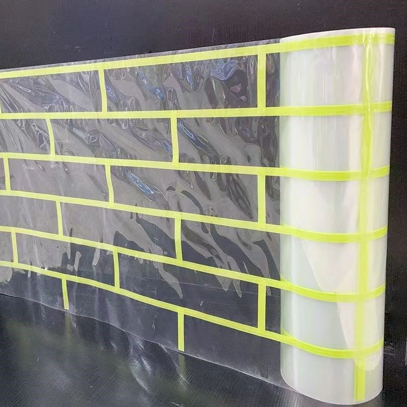 爆款外墙仿砖模具真石漆美纹纸连体瓷砖古砖工字分格线条贴纸胶带