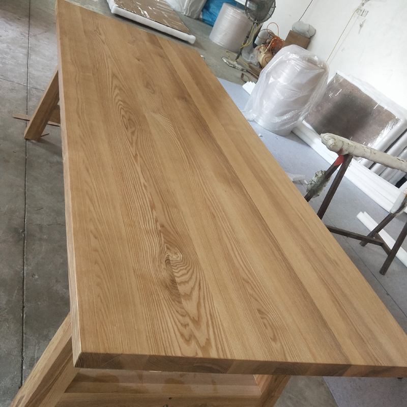 白蜡木水曲柳原木木方实木板整张桌面板餐桌台面板窗台板木板定制