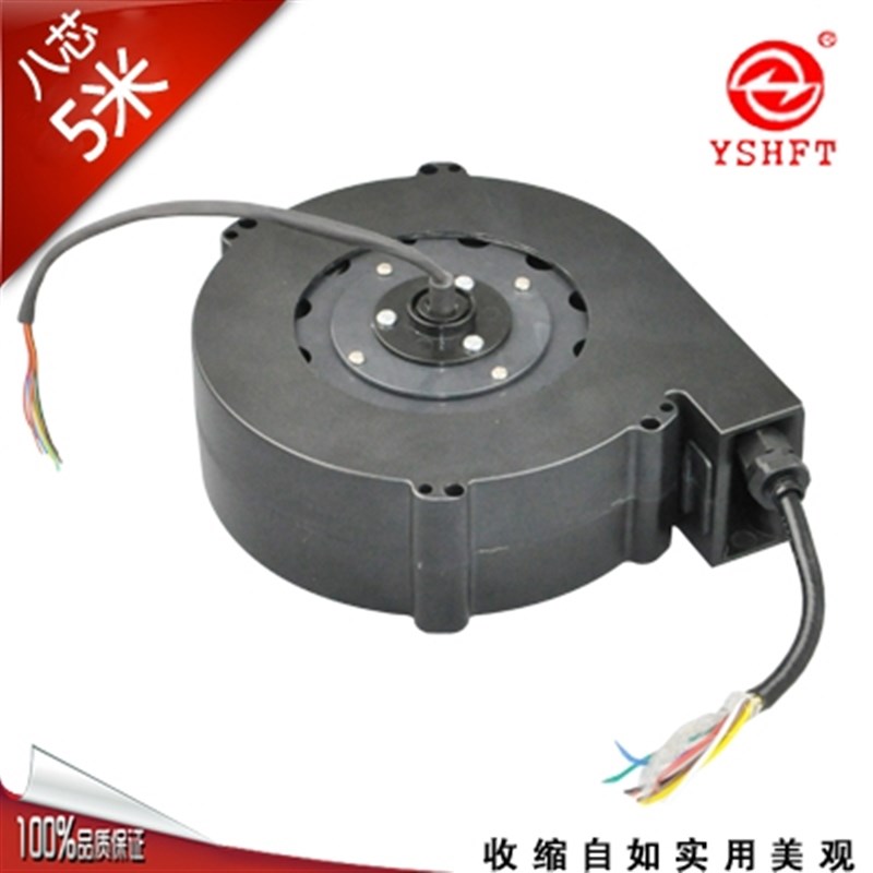 网线信号线卷线盘屏蔽线自动绕线器信号伸缩绕线盘YH22