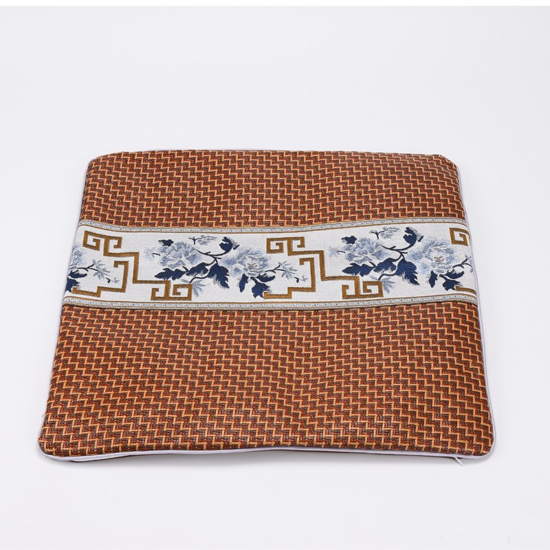 艾绒坐垫藤席夏季办公室家用久坐椅垫子凉席汽车艾草蒲团坐垫防滑