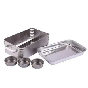 烧烤酒精盒加锡纸盒加热炉酒精火锅炉锅仔保温炉固体炉子烧烤炉