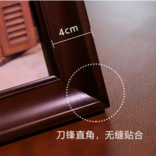 实木欧式实木相框复古摆台挂墙画框寸 大 木质相架