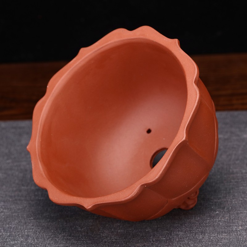 宜兴紫砂花盆小号兰草多肉菖蒲桌面绿植盆景文竹老桩创意陶瓷