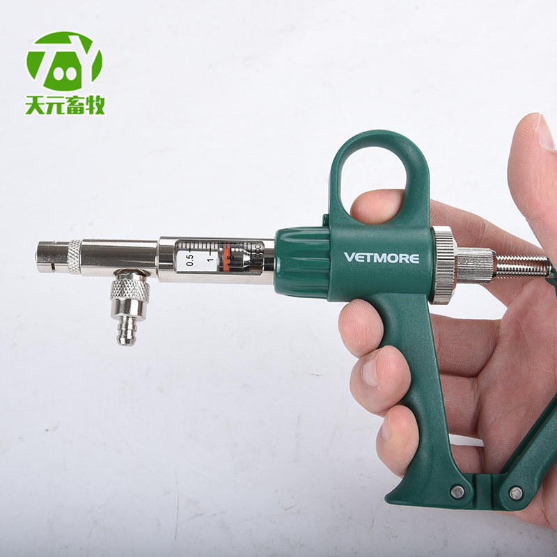 兽用2ml可调导管式连续注射器0.2-2毫升  可调疫苗  注射针