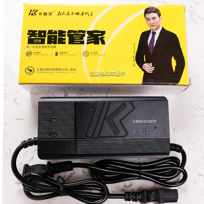 2024新款卡伯尔48V60V72vV电动车原装铅酸电池智能脉冲充电器